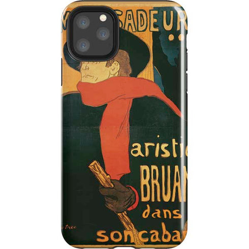 Henri Toulouse-Lautrec Ambassadeurs Aristide Bruant iPhone Cases